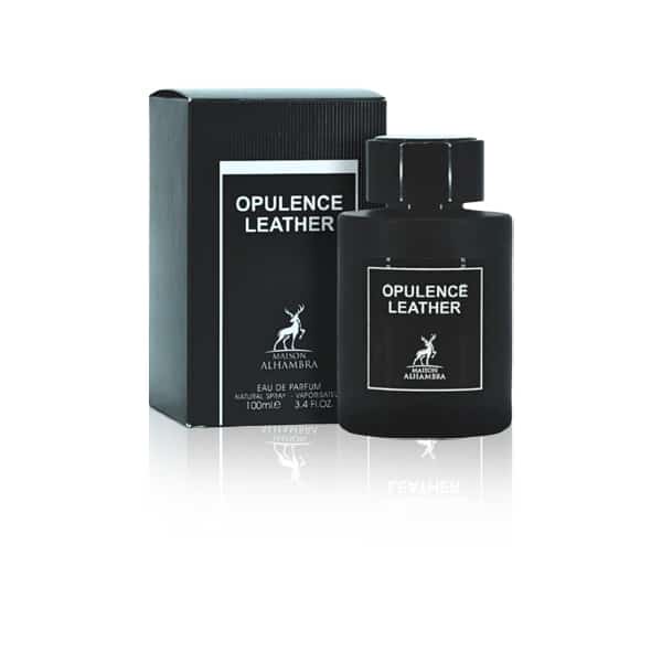 ادو پرفیوم مردانه Opulence Leather (اوپولنس لدر) برند الحمبرا